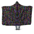 Psychedelic Shrooms Hooded Blanket Sartoris Art Epic Hoodie