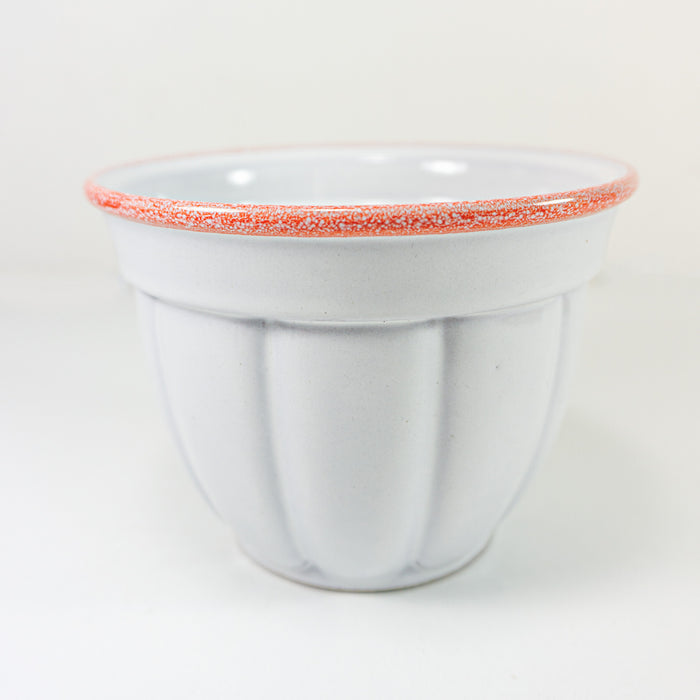 Rare 60s white CERAMIC PLANTER by MAREI West Germany, 19/1  2393