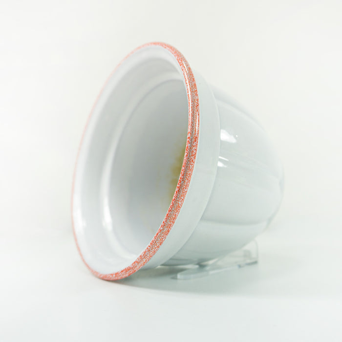 Rare 60s white CERAMIC PLANTER by MAREI West Germany, 19/1  2393