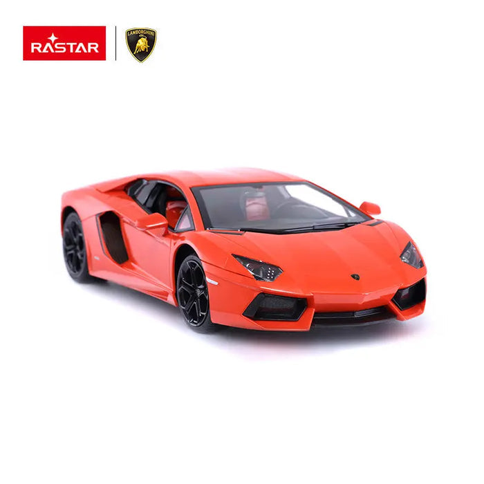 RC Car 1/4 Officially Licensed Scale Lamborghini Aventador Orange - Kids On Wheelz