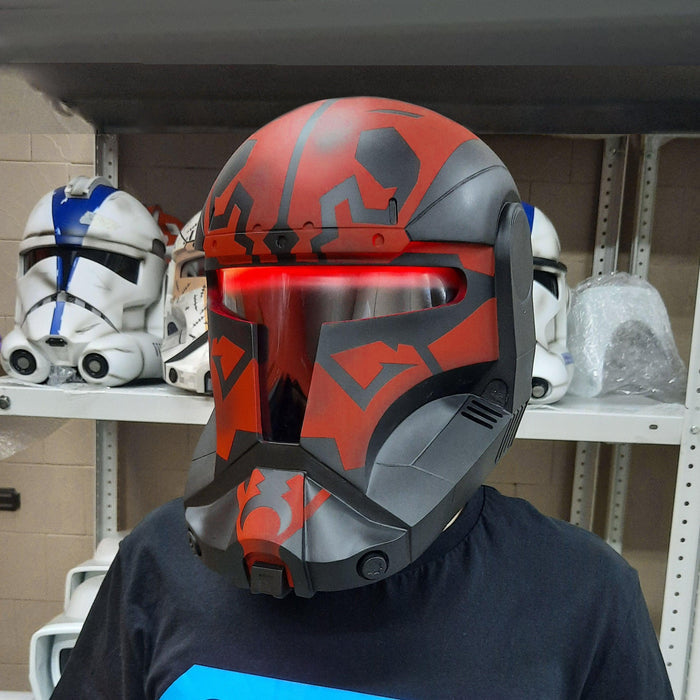 Republic Commando Darth Maul Helmet with LED Visor from Star Wars / Clone Commando / Cosplay Helmet / Star Wars Helmet Cyber Craft