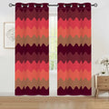 Retro 60s Blackout Curtains: Mid-Century Modern Thermal Panels - 50’’x84’’x2pcs - retro curtains