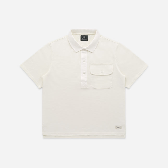 RUGBY SLUB WORKSHIRT - MILK