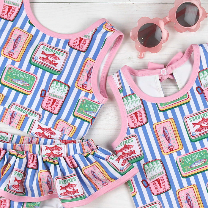 Sardine Stripe One-Piece