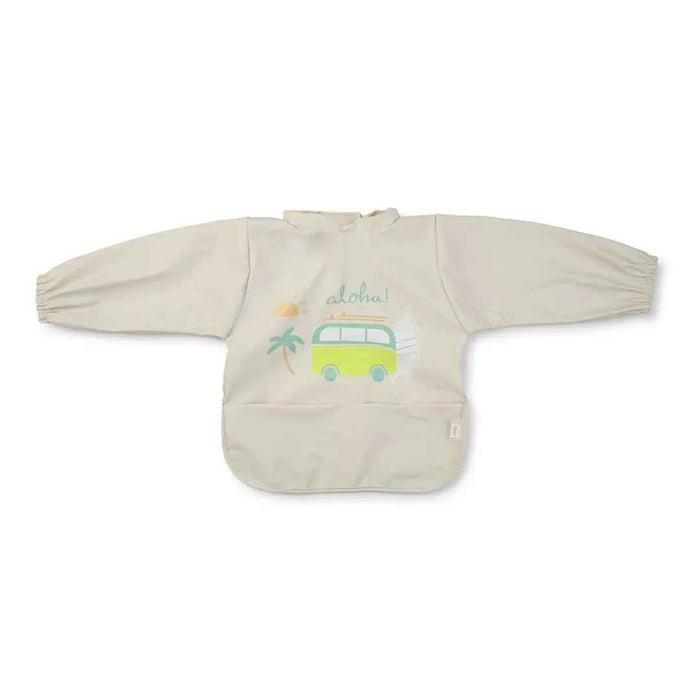 Saro Baby® Nepremočljivi slinček z rokavi Aloha Saro Baby