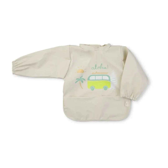 Saro Baby® Nepremočljivi slinček z rokavi Aloha Saro Baby
