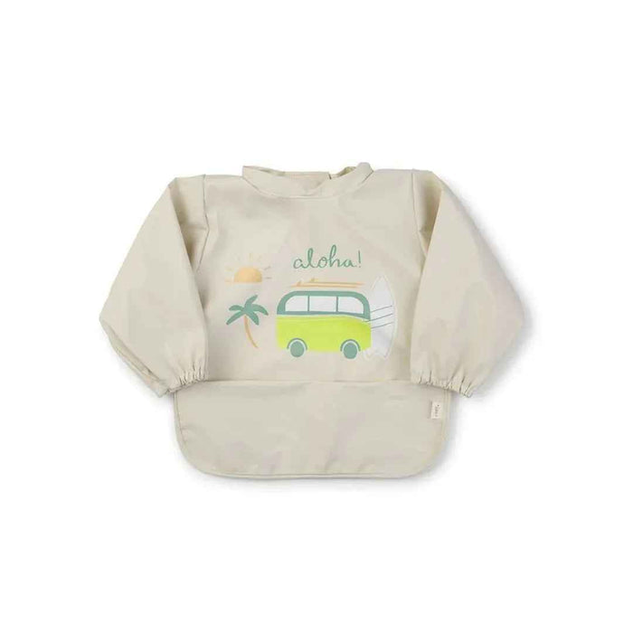 Saro Baby® Nepremočljivi slinček z rokavi Aloha Saro Baby