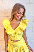 Sending Sunshine Top, Tops, Summer Tops, Matching Sets, Two Piece Sets, Adeline Boutique, Dallas Boutique, Boutiques, Vacation Sets, Summer Styles