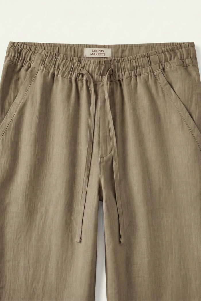 Sestri Tencel Drawstring Trousers Khaki