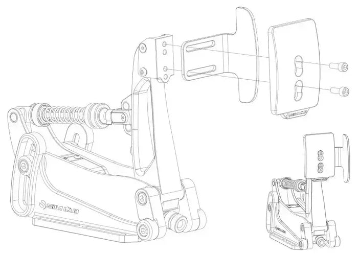 Sim-Lab XP1 Foot Support - Sim Race Webshop B.V.