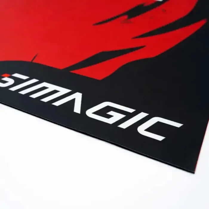 Simagic Floor Mat – Black / Red - Sim Race Webshop B.V.
