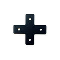 SimXPro 2x Cross - Connector Plate 3mm - 40 - 80 - 120 Black - Sim Race Webshop B.V.