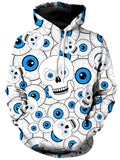 Skull Eye Balls Unisex Hoodie Sartoris Art Epic Hoodie