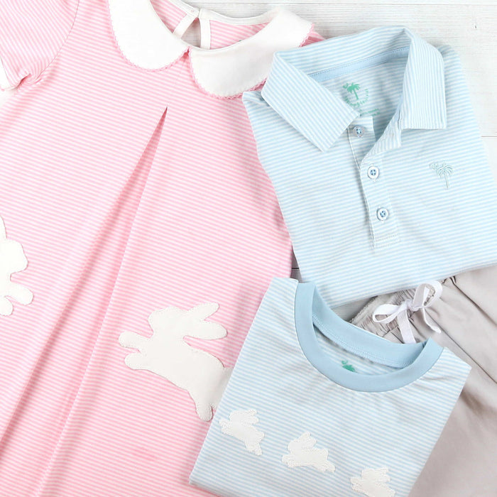 Sky Stripe Polo