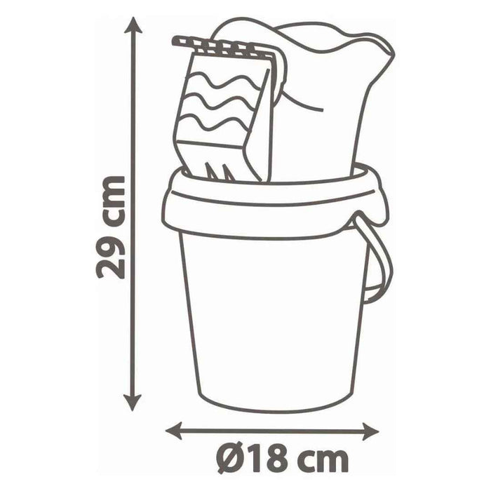 Smoby® Set za na plažo Stitch Garnished Bucket Smoby