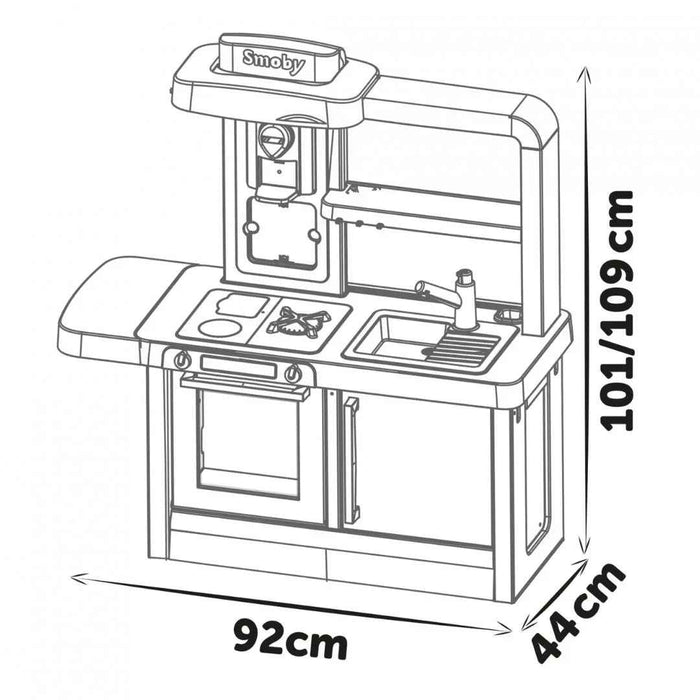 Smoby® Otroška kuhinja z dodatki TEFAL Evolutive Smoby