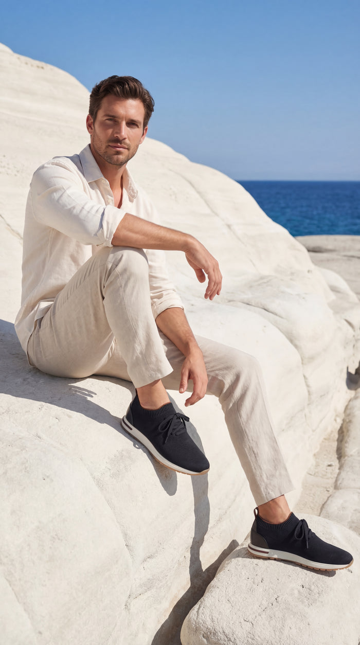 Solano Mesh Slip-On Black