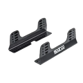 SPARCO STEEL SIDE FASTENERS bucket seat - Black - Sim Race Webshop B.V.