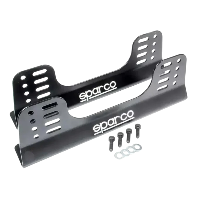 SPARCO STEEL SIDE FASTENERS bucket seat - Black - Sim Race Webshop B.V.