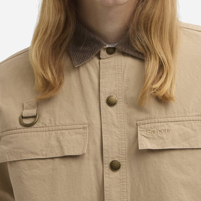 SPEY POPLIN OVERSHIRT - BEIGE