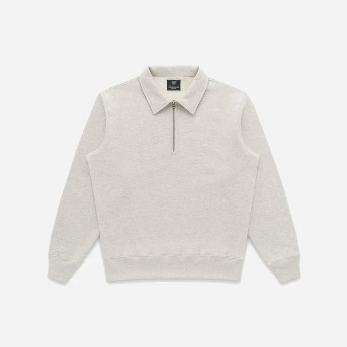 STADIUM LOFT QUARTER ZIP SWEATSHIRT - GREY