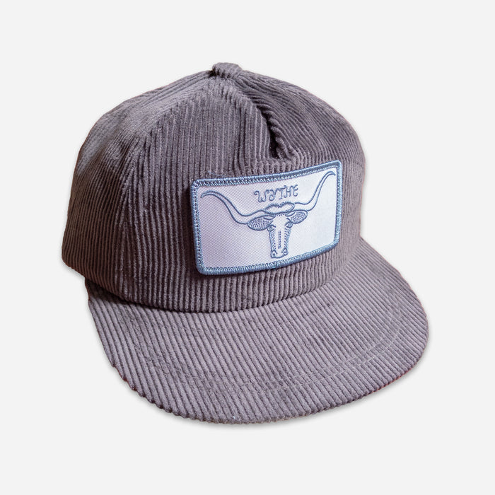STEERHEAD PATCH CAP - FADED BLACK