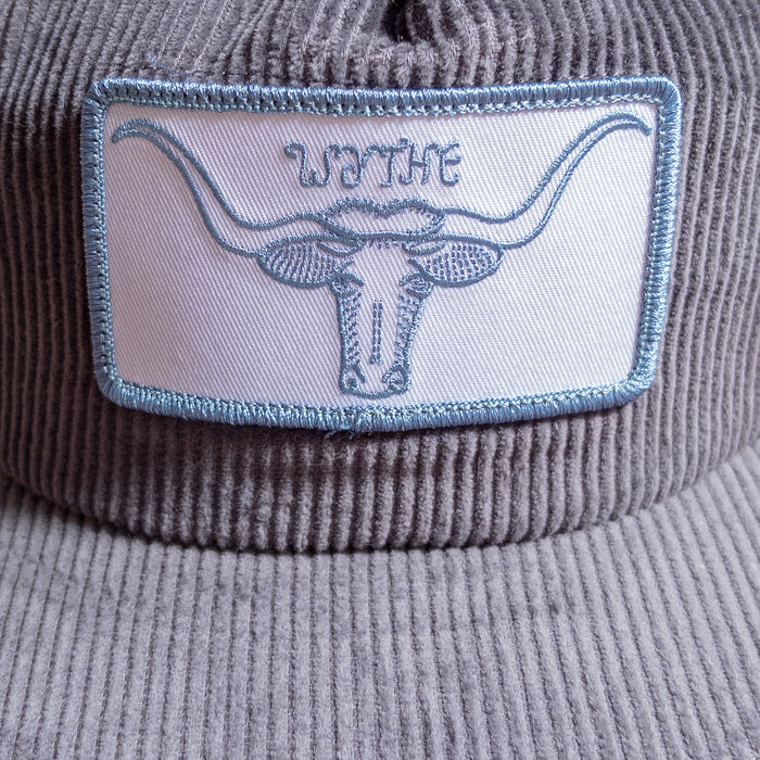 STEERHEAD PATCH CAP - FADED BLACK