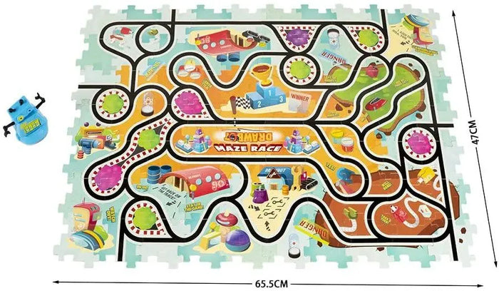 STEM Toys - Drawbot, Inductive Robot Track Puzzle Race - Kids On Wheelz
