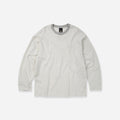 STRIPE RELAXED LONG SLEEVE T-SHIRT - IVORY