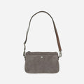 SUEDE SLING BAG - BROWN