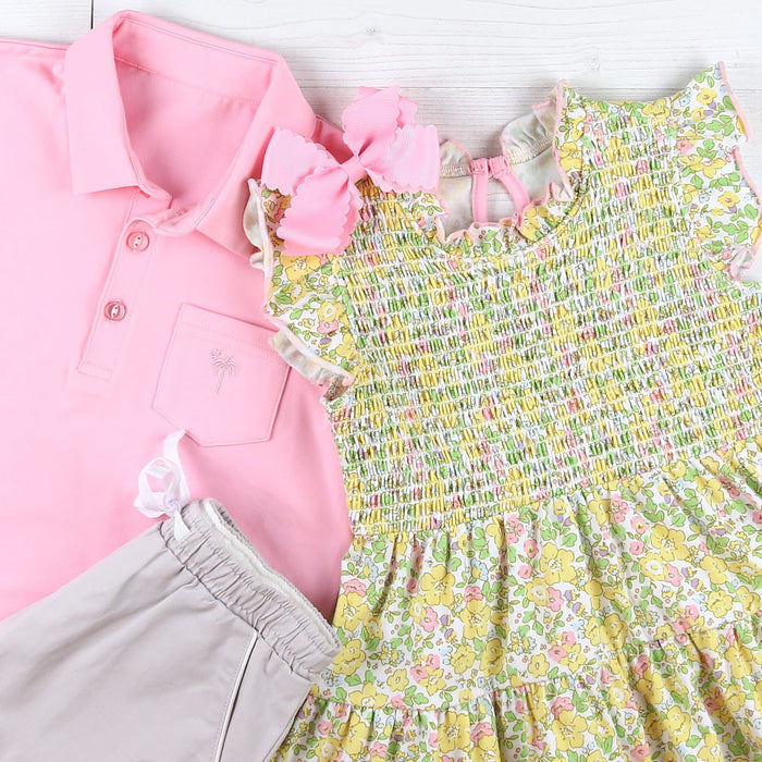Sunny Blooms Smocked Dress