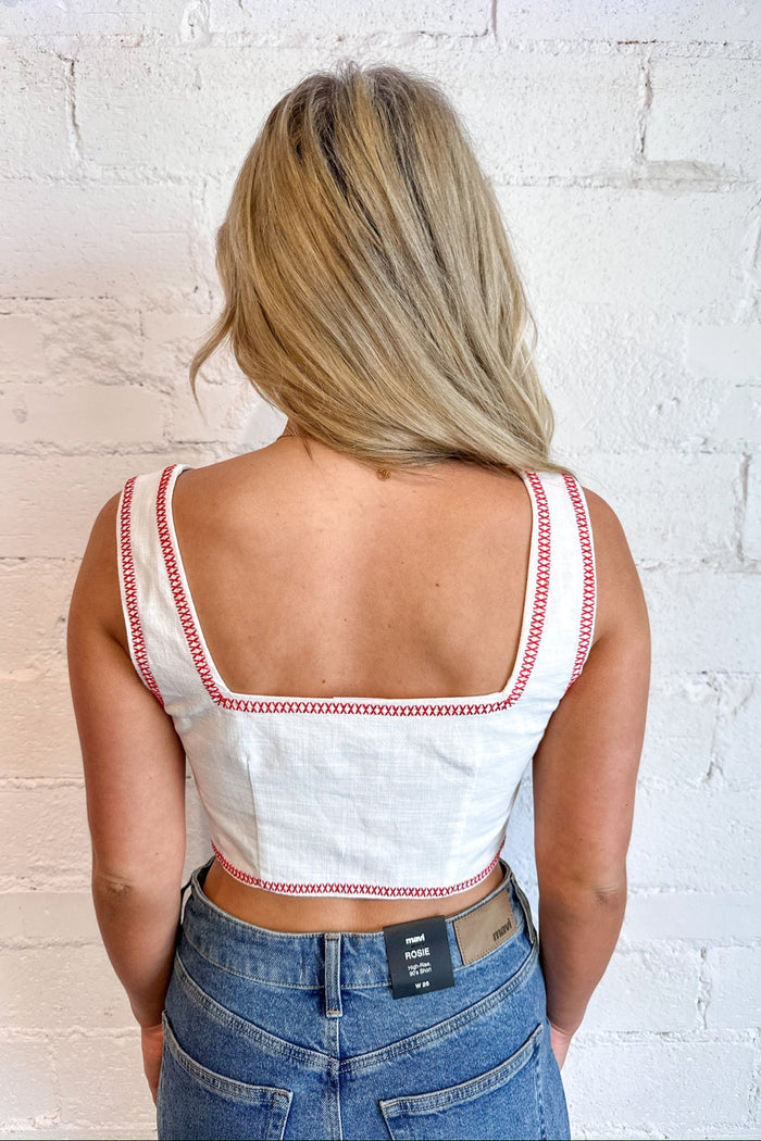 Sunthread Top, Summer Top, Tank Top, Adeline Boutique, Dallas Boutique, Boutique Tops, Front Tie Tops
