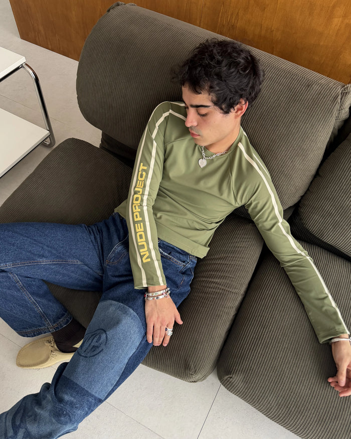 Suzuka Slim Long-Sleeve Tee Green