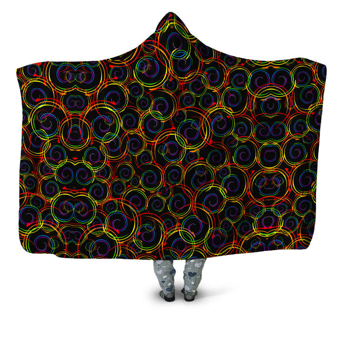 Swirl Abstract Hooded Blanket Sartoris Art Epic Hoodie