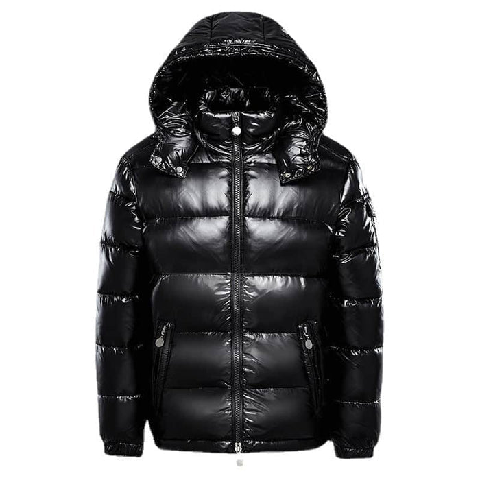 Short Coat Trendy Men's Glossy Thickened Down Jacket BadAssWear.fi