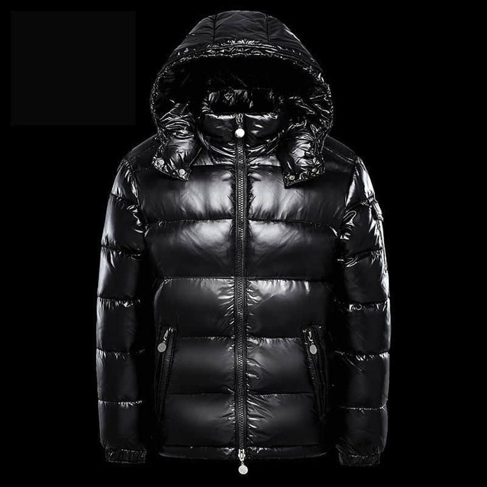 Short Coat Trendy Men's Glossy Thickened Down Jacket BadAssWear.fi