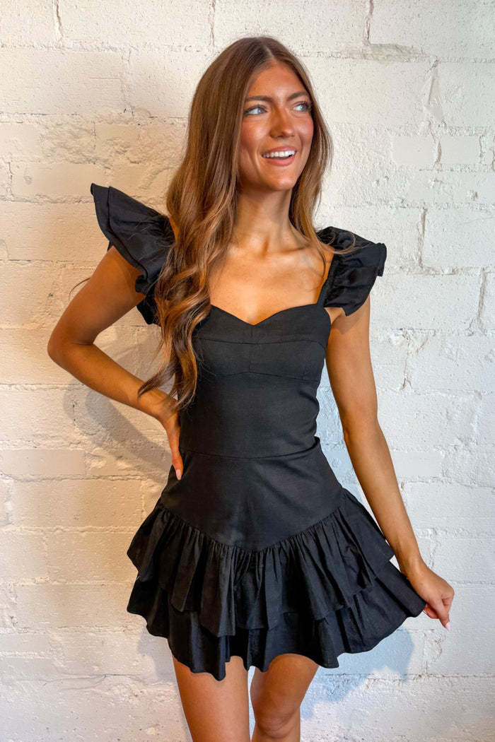 The Hazel Romper Dress, Romper Dress, Denim Dress, Boutique Dresses, Adeline Boutique, Dallas Boutique
