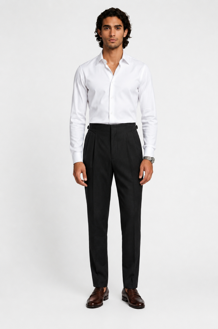The Regent Black Gurkha pant