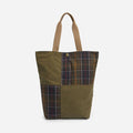 TRANSPORT PATCHWORK TOTE BAG - MULTI