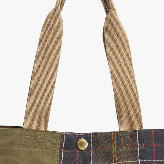 TRANSPORT PATCHWORK TOTE BAG - MULTI