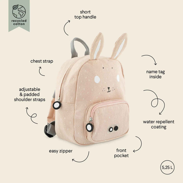Trixie Baby® Set nahrbtnik MINI in steklenička 350ml Mrs. Rabbit Trixie Baby