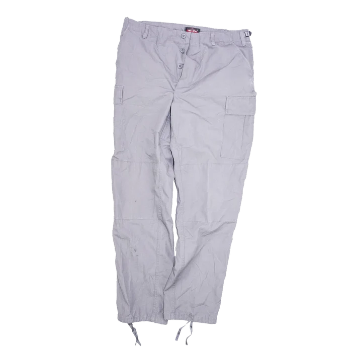 Tru-Spec Light Grey Ripstop BDU Trousers - Large Long - Tru-Spec - Combat Trousers