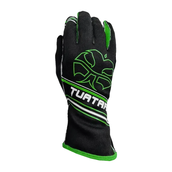 Tuatara Nomex Gloves – BLK/GRN - Sim Race Webshop B.V.