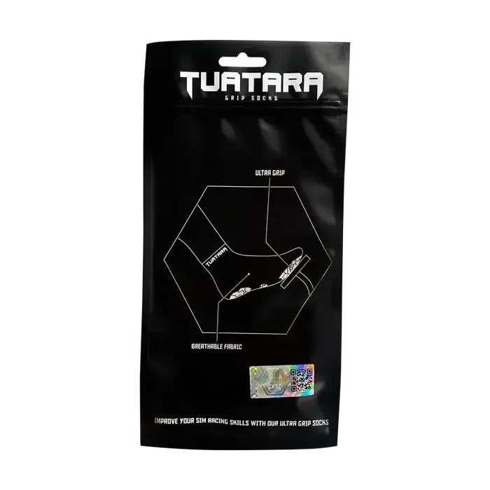 Tuatara SIM Grip Socks – BLK - Sim Race Webshop B.V.
