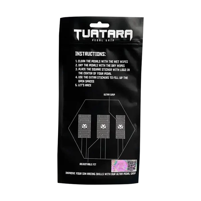 Tuatara SIM Pedal Grip - BLK - Sim Race Webshop B.V.