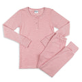 Unisex Pima Loungewear Set - Red Stripe