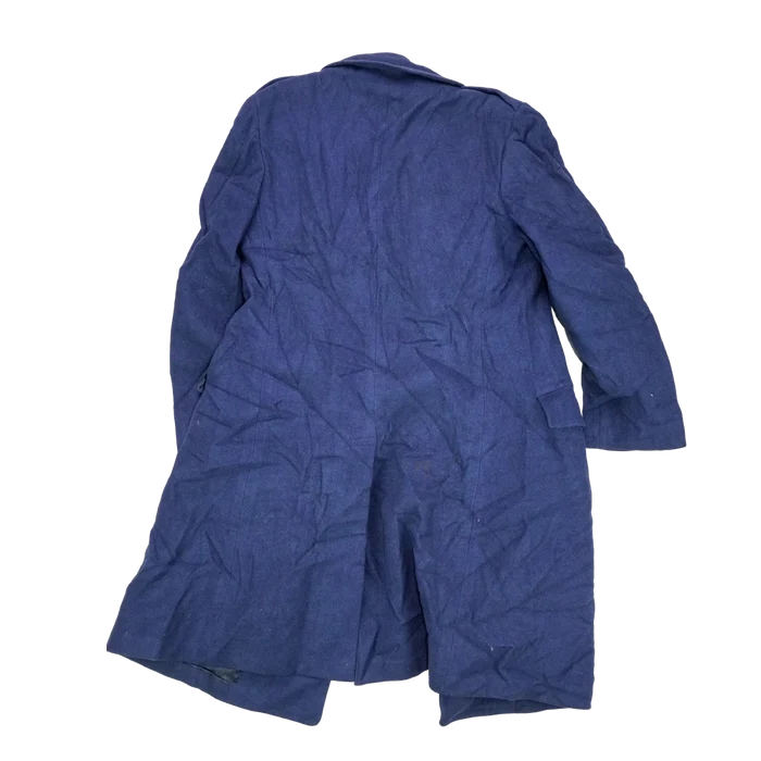 US Air Force Blue Wool Overcoat - 41L, Large - US Air Force Surplus - Great Coats