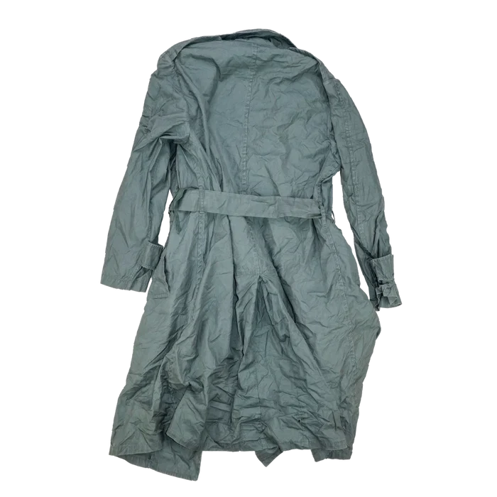US Army 1970s Green Raincoat - 36R, Small - US Army Surplus - Rain Jackets