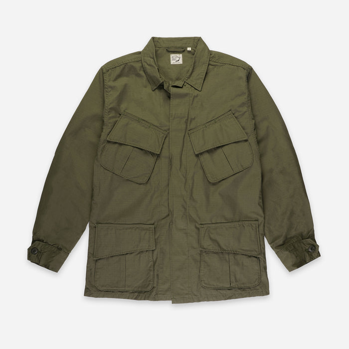 U.S ARMY TROPICAL RIPSTOP JACKET - ARMY GREEN