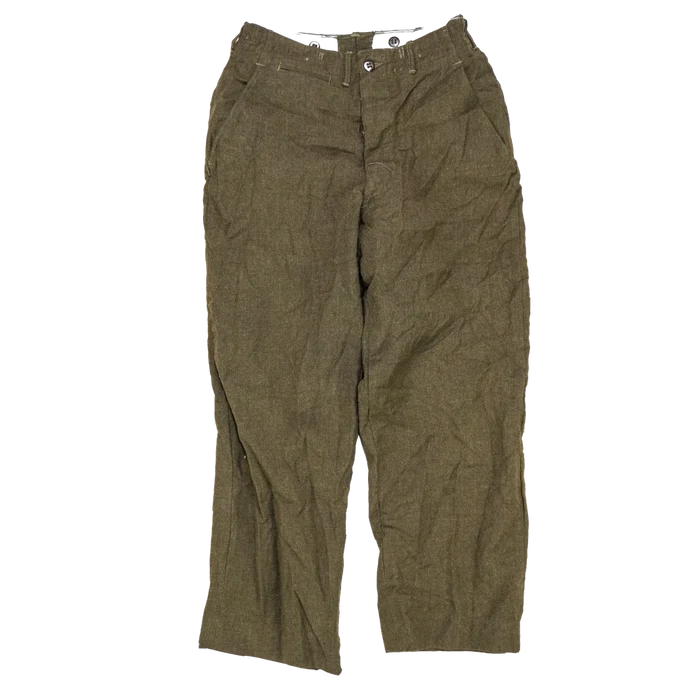 US M-1945 Wool Trousers - 31x26, Small - US Army Surplus - Dress Trousers
